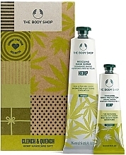 Düfte, Parfümerie und Kosmetik Set - The Body Shop Clench & Quench Hemp Handcare Gift (h/scr/75ml + h/cr/30ml)