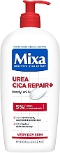 Milch mit Urea für sehr trockene Haut - Mixa Urea Cica Repair+  — Bild N1