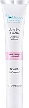 Düfte, Parfümerie und Kosmetik Creme für die Augen- und Lippenpartie - The Organic Pharmacy Lip & Eye Cream