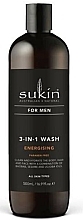 3in1 Körper- und Haarwäsche für Männer Energising - Sukin For Men 3-in-1 Wash — Bild N1