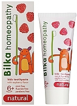 Düfte, Parfümerie und Kosmetik Fluoridfreie homöopathische und natürliche Kinderzahnpasta 6+ Jahre mit Erdbeergeschmack - Bilka Homeopathy 6+ Kids Toothpaste