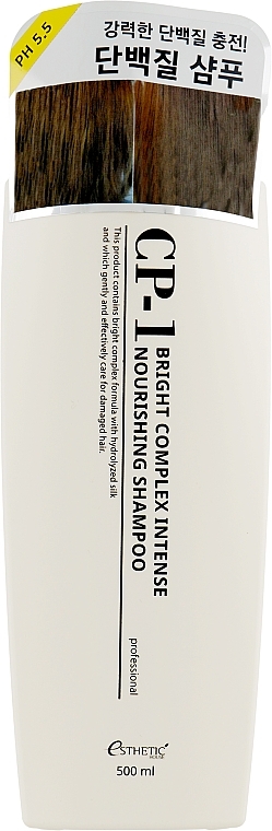 Shampoo mit hydrolysiertem Weizenprotein, Kollagen und Jojobasamenöl - Esthetic House CP-1 Bright Complex Intense Nourishing Shampoo — Bild N2