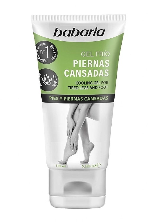 Kühlendes Gel für müde Füße  - Babaria Aloe Vera Cooling Gel For Tired Legs & Feet — Bild N1