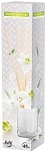 Raumerfrischer weiße Blumen - Bispol Reed Diffuser  — Bild N1