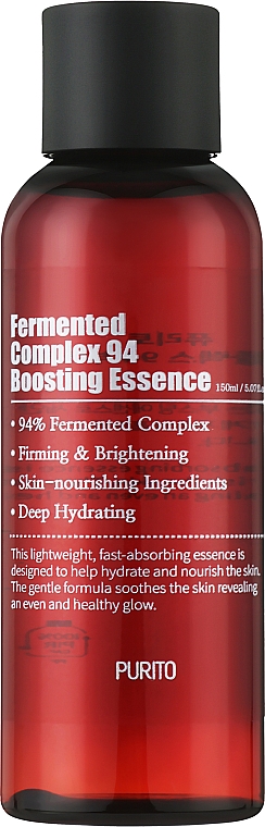 Hochkonzentrierte Gesichtsessenz mit 94% Fermentkomplex und 3% Niacinamid - Purito Fermented Complex 94 Boosting Essence — Bild N1