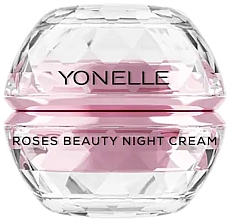 Düfte, Parfümerie und Kosmetik Nachtcreme für das Gesicht und die Augenpartie - Yonelle Roses Beauty Night Cream Face & Under Eyes