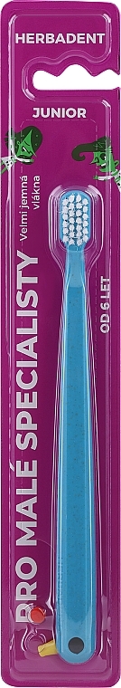 Zahnbürste ultraweich blau - Herbadent Original Junior Toothbrush — Bild N1