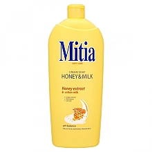 Düfte, Parfümerie und Kosmetik Creme-Seife Honig und mIlch (Nachfüller) - Mitia Honey & Milk Cream Soap 