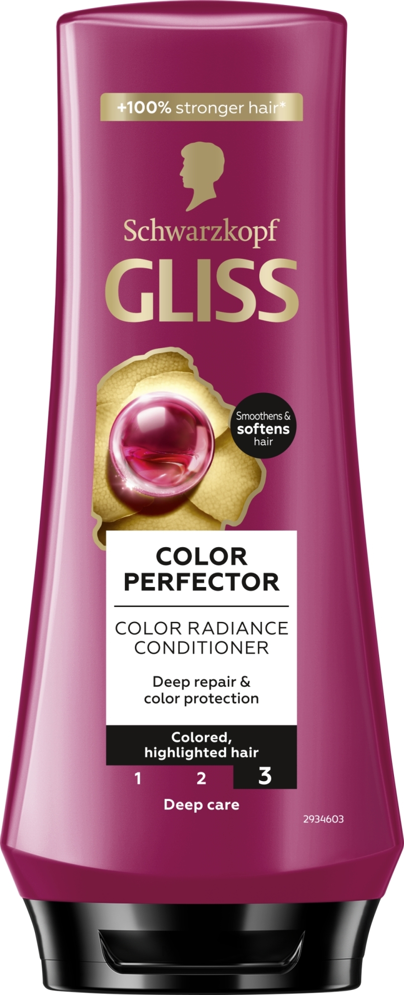 Schützende Haarspülung für gefärbtes und geschädigtes Haar - Gliss Kur Ultimate Color Balsam — Bild 200 ml
