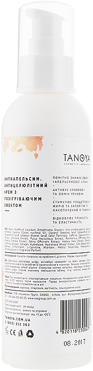 Anti-Cellulite-Creme - Tanoya Modelazh — Bild N2