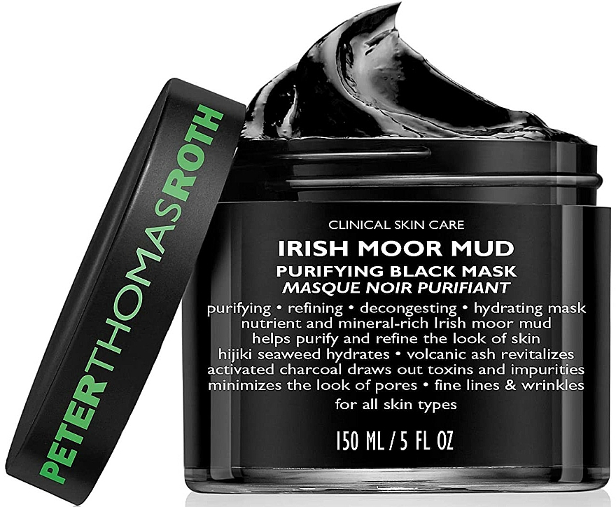 Reinigende Gesichtsmaske mit Moorschlamm aus Irland - Peter Thomas Roth Irish Moor Mud Purifying Black Mask — Bild N4