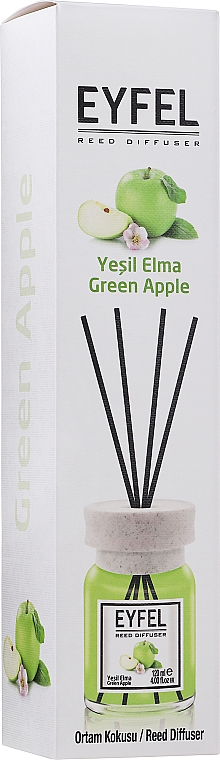 Raumerfrischer Green Apple - Eyfel Perfume Green Apple Reed Diffuser — Bild N3