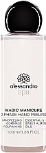 Düfte, Parfümerie und Kosmetik Handpeeling mit süßem Mandelöl - Alessandro International Spa Magic Manicure 2-Phase Hand Peeling