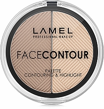 Puder zur Gesichtskonturierung - LAMEL Make Up Face Contour Palette — Bild N2