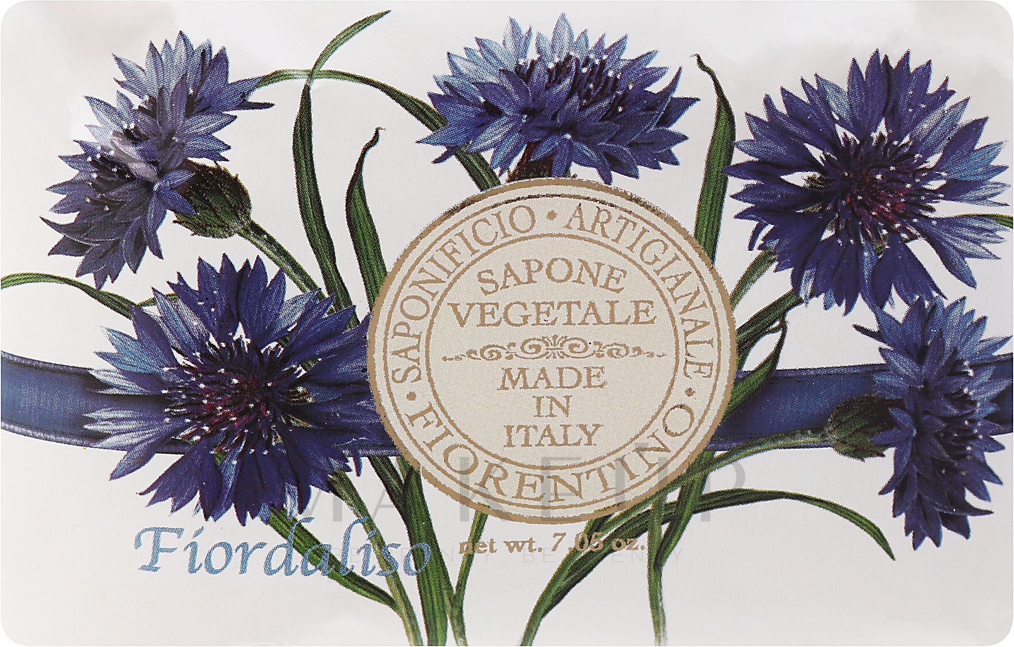 Naturseife Cornflower - Saponificio Artigianale Fiorentino Cornflower Estate Fiorentina Collection — Bild 200 g
