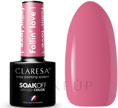 Gellack für Nägel - Claresa Fallin Love Soak Off UV/LED Color — Bild 1