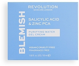 Reinigungscreme-Gel mit Salicylsäure und Zink - Revolution Skincare Purifying Gel Cream — Bild N1