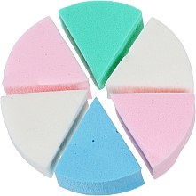 Düfte, Parfümerie und Kosmetik Schminkschwamm CS073CM 6in1 mix - Cosmo Shop Sponge