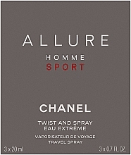 Düfte, Parfümerie und Kosmetik Chanel Allure Homme Sport Eau Extreme - Duftset (Eau de Toilette 20ml + Refills 2x20ml)