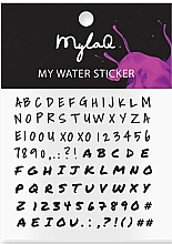 Düfte, Parfümerie und Kosmetik Nagelaufkleber Alphabet - MylaQ My Alphabet Sticker