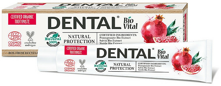 Zahnpasta mit Granatapfelextrakt - Dental Bio Vital Natural Protection Toothpaste — Bild N1