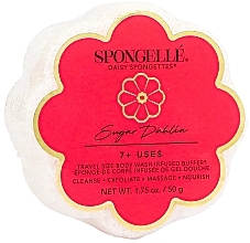 Düfte, Parfümerie und Kosmetik Wiederverwendbarer Schaumstoff-Duschschwamm - Spongelle Sugar Dahlia Body Wash Infused Buffer (travel size)