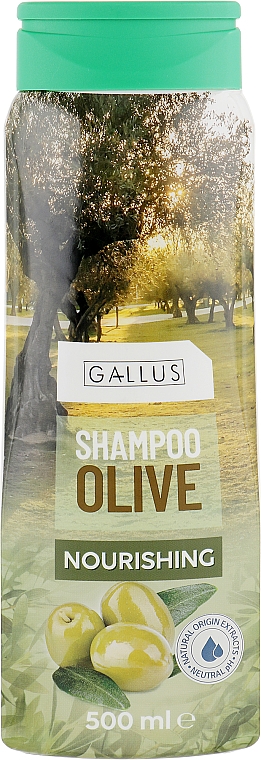 Haarshampoo mit Olivenöl - Gallus Olive Shampoo — Bild N1