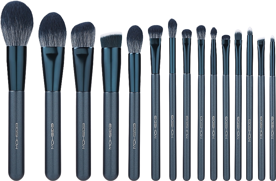Make-up-Pinsel-Set 15-tlg. - Eigshow Makeup Brush Kit Tourmaline Blue — Bild N1