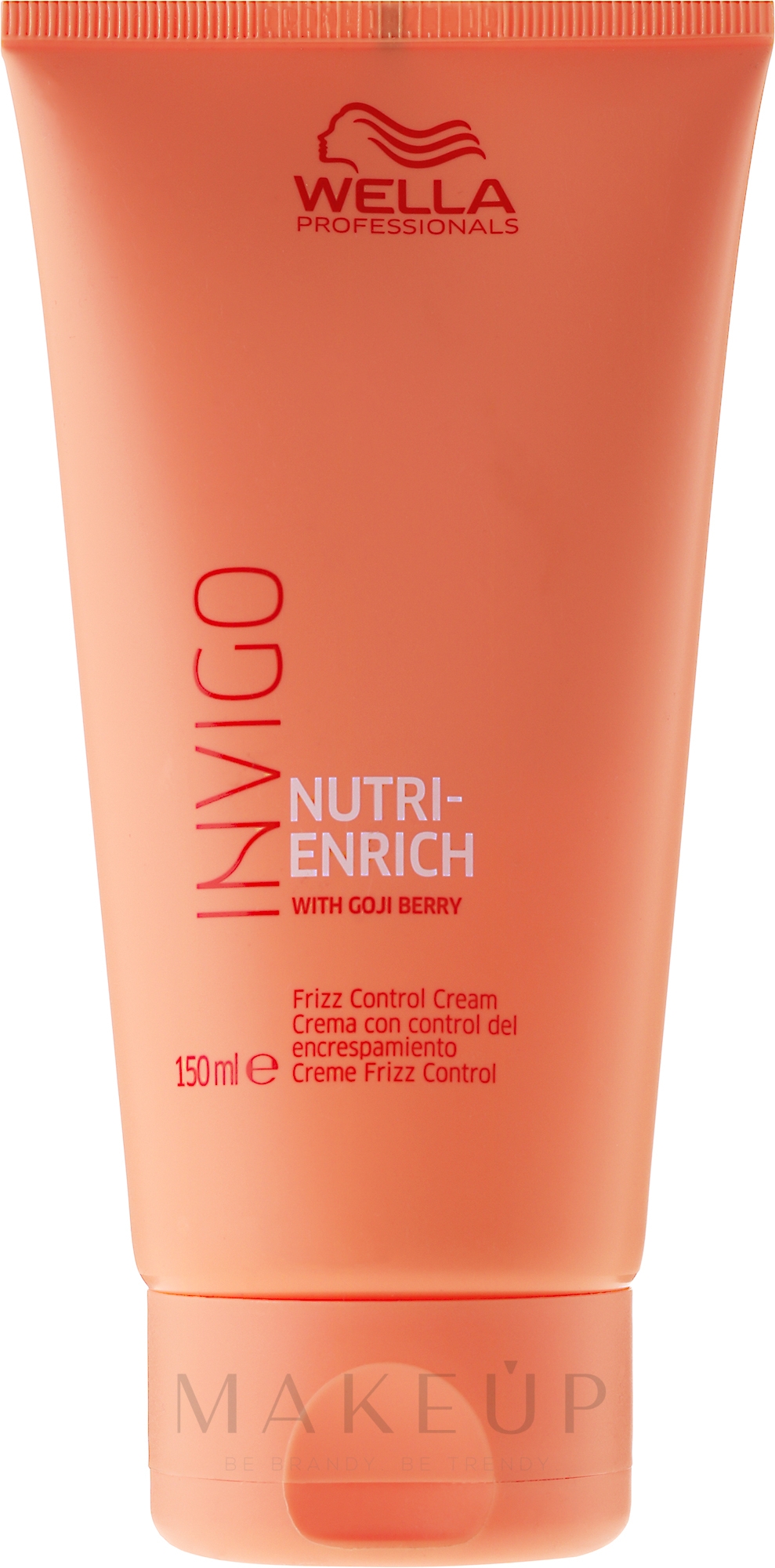 Haarcreme für widerspenstiges Haar mit Goji Beeren - Wella Professionals Invigo Nutri-Enrich Frizz Control Cream — Bild 150 ml