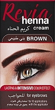 Düfte, Parfümerie und Kosmetik Augenbrauen- und Wimpernfarbe - Revia Eyebrows Henna