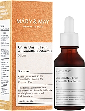 Serum mit grünem Mandarinenextrakt und Tremella-Pilzen - Mary & May Citrus Unshiu + Tremella Fuciformis Serum — Bild N2