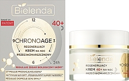 Regenerierende Gesichtscreme für die Nacht 40+ - Bielenda Chrono Age 24H Regenerating Anti-Wrinkle Night Cream — Bild N2