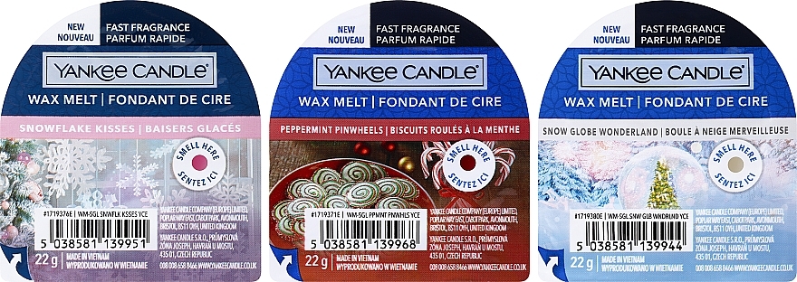 Geschenkset - Yankee Candle Snow Globe Wonderland 3 Wax Melt  — Bild N2