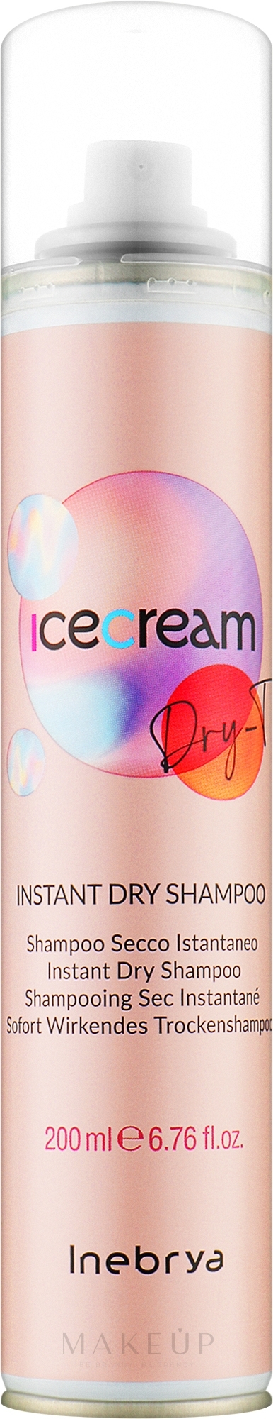 Trockenshampoo - Inebrya Ice Cream Dry-T Instant Dry Shampoo — Bild 200 ml