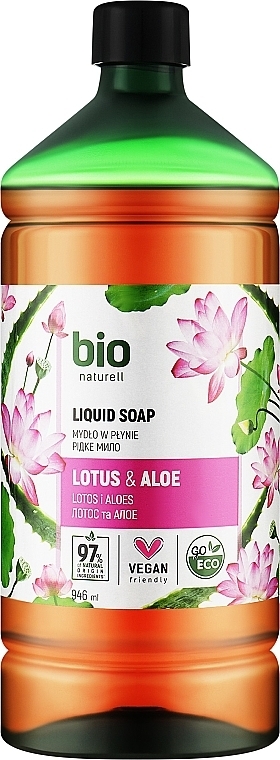 Flüssigseife Lotus und Aloe - Bio Naturell Lotus & Aloe Liquid Soap  — Bild N2