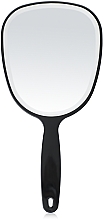 Düfte, Parfümerie und Kosmetik Spiegel mit Griff 28x13 cm schwarz - Titania