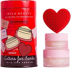Düfte, Parfümerie und Kosmetik Lippenpflegeset - NCLA Beauty Letters For Santa Lip Set (Lippenbalsam 10ml + Lippenpeeling 15ml + Massager)