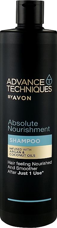 Pflegendes Shampoo mit Argan- und Kokosnussöl - Avon Advance Techniques Absolute Nourishment Shampoo — Bild N1