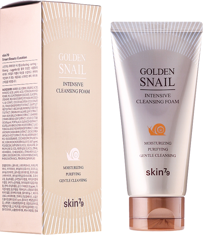 Feuchtigkeitsspendender Reinigungsschaum für das Gesicht mit Schneckenextrakt - Skin79 Golden Snail Cleansing Foam — Bild N1