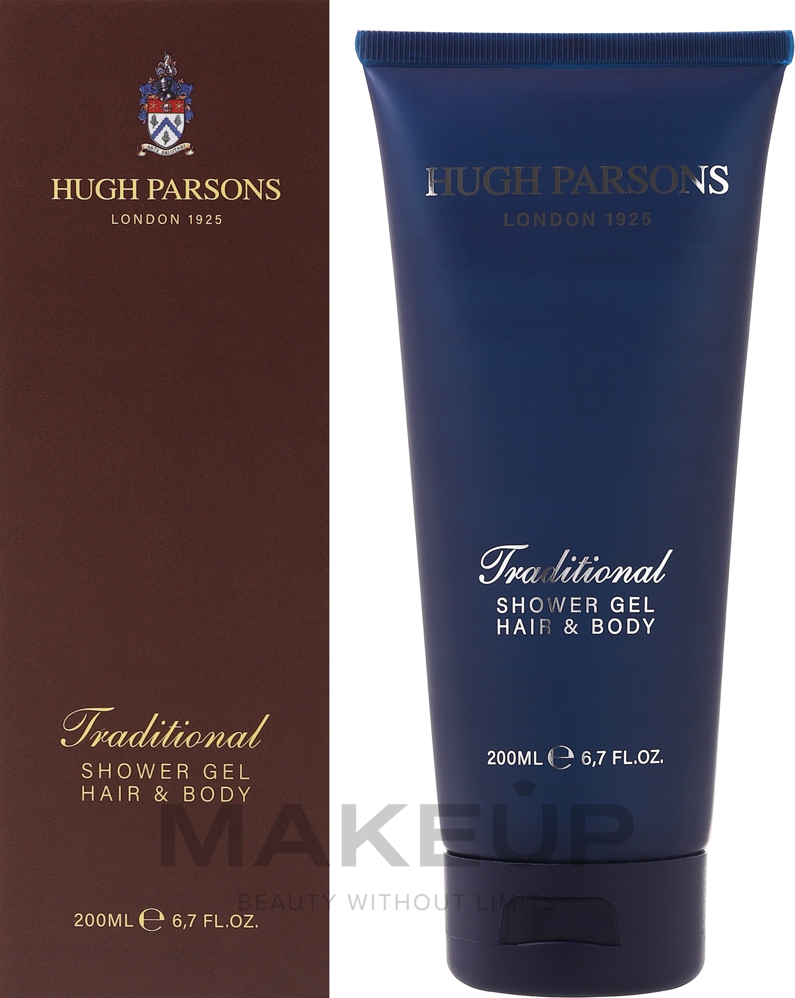 Hugh Parsons Traditional Shower Gel Hair Body - Duschgel für Körper und Haar — Bild 200 ml