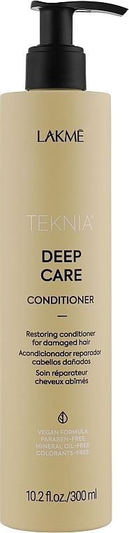Reparierender Conditioner für geschädigtes Haar - Lakme Teknia Deep Care Conditioner — Bild N1