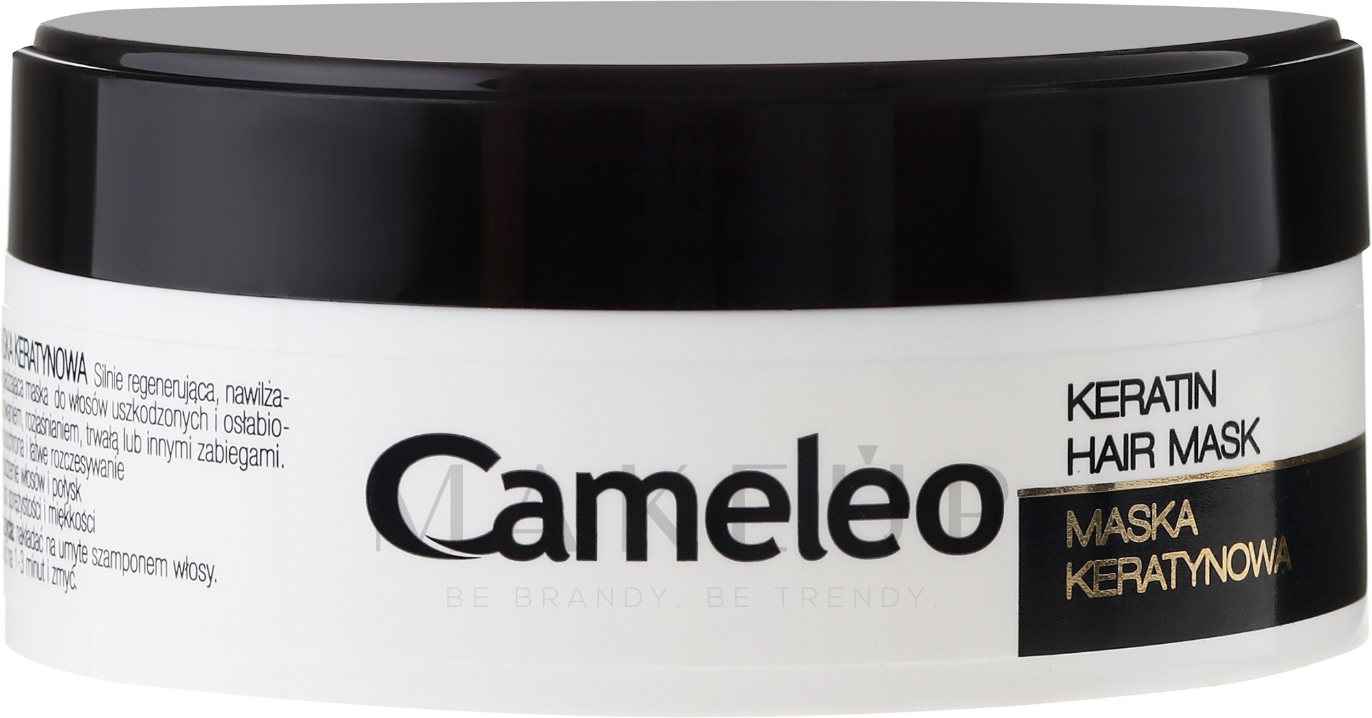 Regenerierende Haarmaske für geschädigtes Haar mit Keratin - Delia Cameleo Keratin Hair Mask  — Bild 50 ml