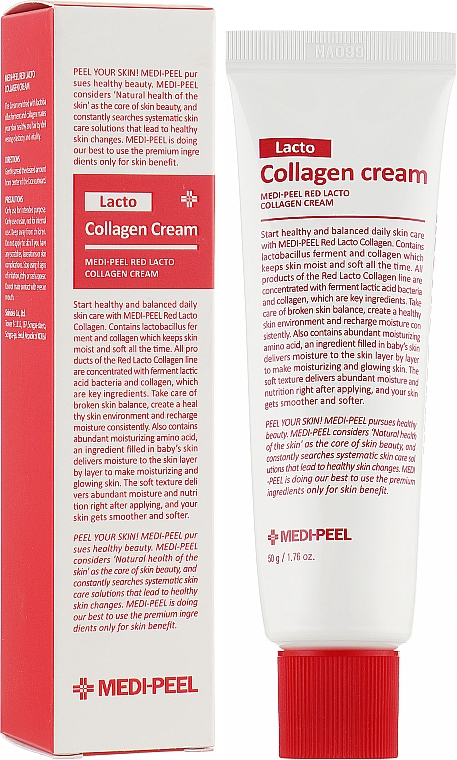 Straffende Creme mit Kollagen und Lactobacillus - Medi Peel Red Lacto Collagen Cream — Bild N2