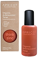 Düfte, Parfümerie und Kosmetik Antimikrobielles Gesichtswasser - Apricot Think Zinc Organic Antimicrobial Toner