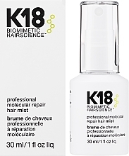 Molekularer Repair-Haarnebel mit Oligopeptiden - K18 Hair Biomimetic Hairscience Professional Molecular Repair Hair Mist — Bild N2