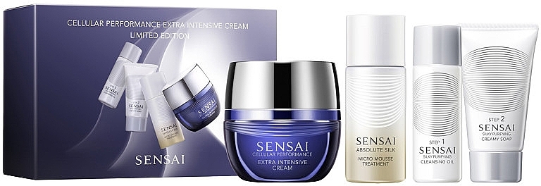 Set - Sensai Cellular Performance (cr/40 ml + mousse/30 ml + oil/30 ml + soap/30 ml) — Bild N1