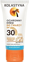 Düfte, Parfümerie und Kosmetik Wasserfeste Sonnenschutzcreme für das Gesicht SPF 30 - Kolastyna SPF 30 Face Cream