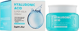Feuchtigkeitsspendende Gesichtscreme mit Hyaluronsäure - FarmStay Hyaluronic Acid Super Aqua Cream — Bild N2