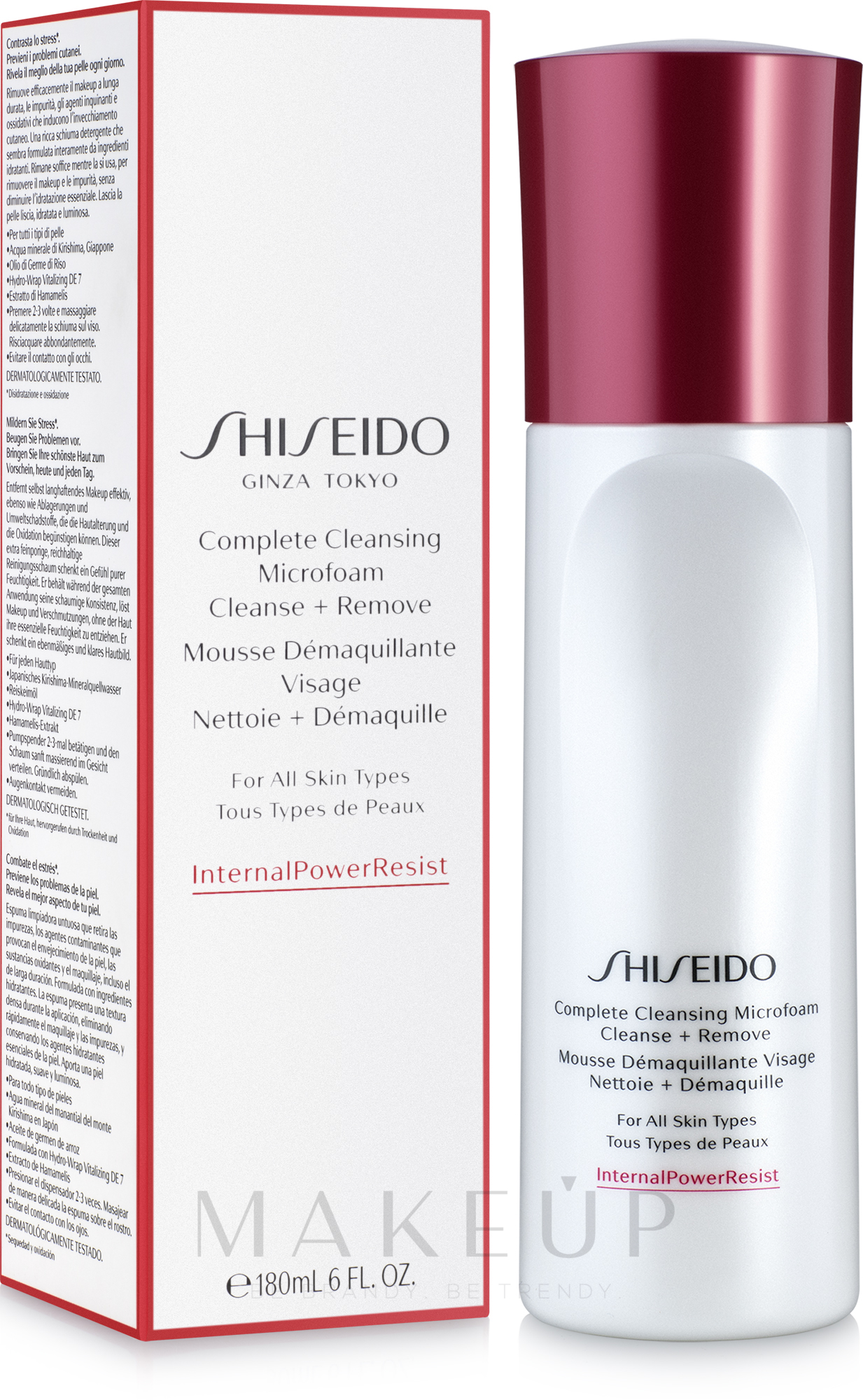 Reinigungsschaum zum Abschminken - Shiseido Complete Cleansing Microfoam — Bild 180 ml