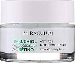 Anti-Aging Nachtcreme mit Vitamin A und E - Miraculum Bakuchiol Botanique Retino Anti-Age Cream — Bild N3